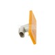 ZIJMARKEERLICHT ORANJE 120MMx45MM MET CLIPS SOCKET